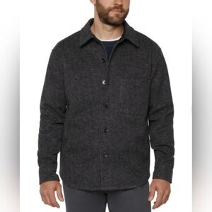 Banana Republic Charcoal Gray Lightweight Shirt Jacket